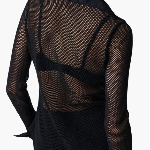 Free People Siggi Open Stitch Cotton Button-Up Shirt - Picture 2 of 6